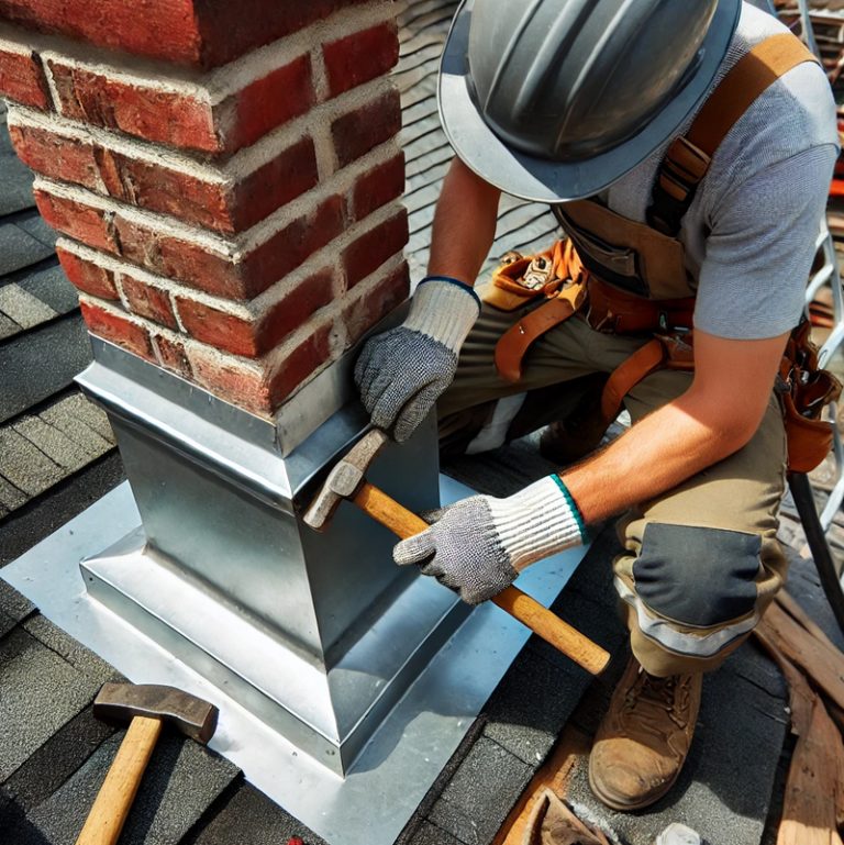 Chimney Lead Flashing Repairs in Grantham