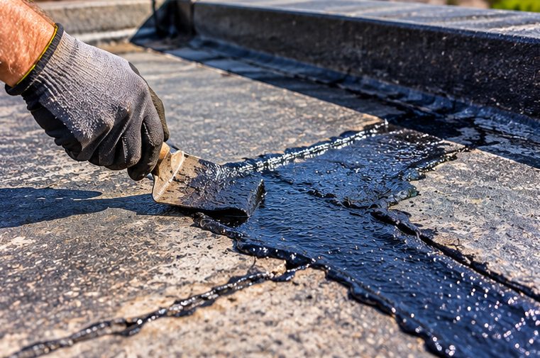 Flat Roof Replacement illustration