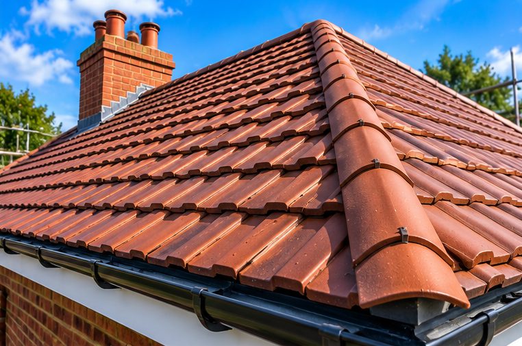 Clay Tile and Plain Tile Roofing illustration
